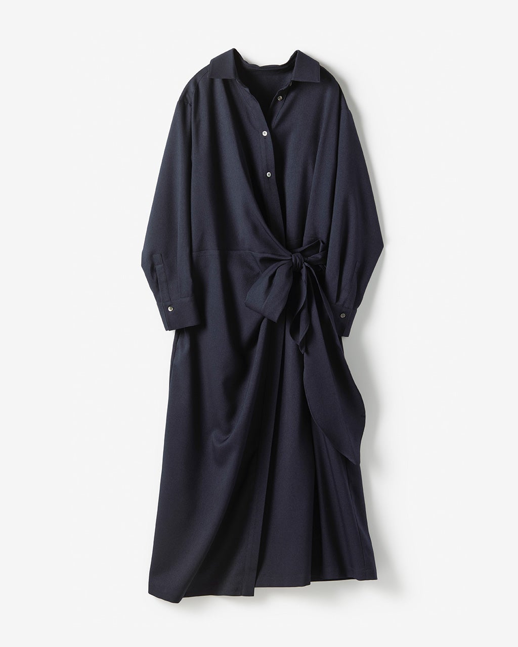 とろみサキソニー・ラップ風ワンピース/40代50代からのレディース