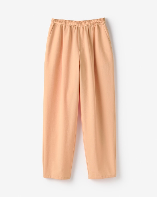 リネンタッチ・タックストレートパンツ68cm