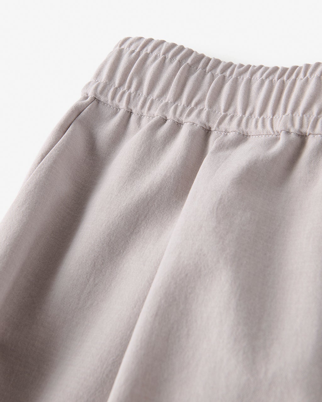 SSTO3406ページ リネンタッチ・タックセミワイドパンツ68cm/40代50代からの