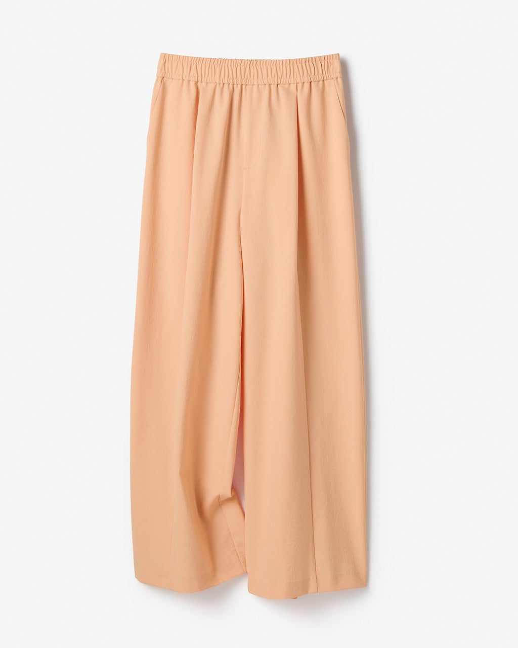 SSTO3406ページ リネンタッチ・タックセミワイドパンツ68cm/40代50代からの