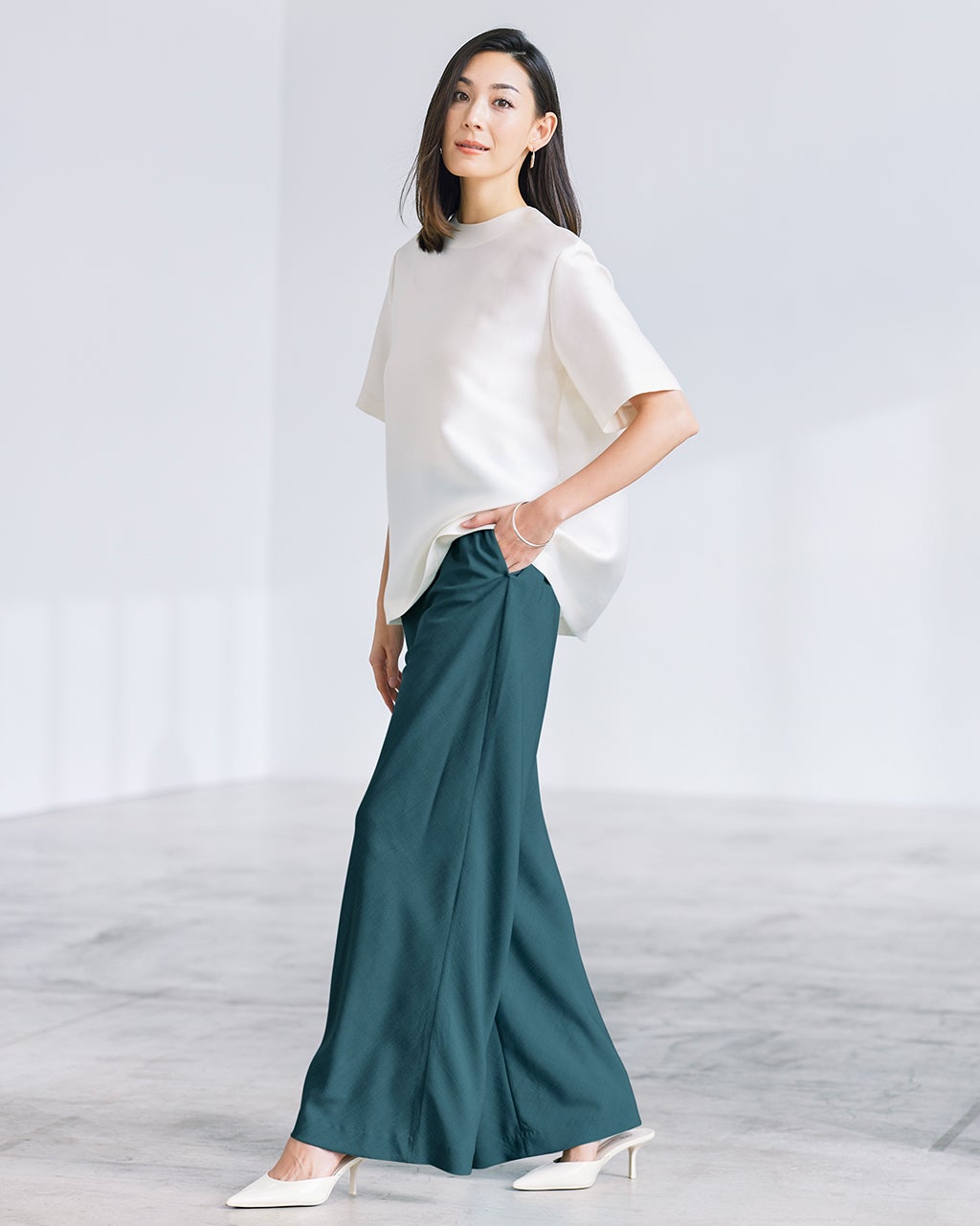 レディース ワイドパンツ/40代50代からのファッション通販 DoCLASSE