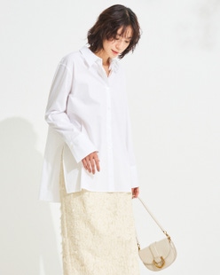 ストレッチコットン・アレンジシャツチュニック