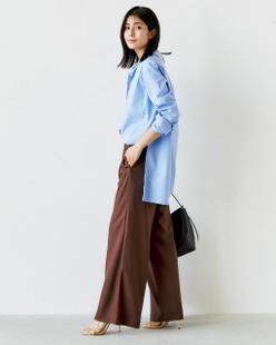 ストレッチコットン・アレンジシャツチュニック