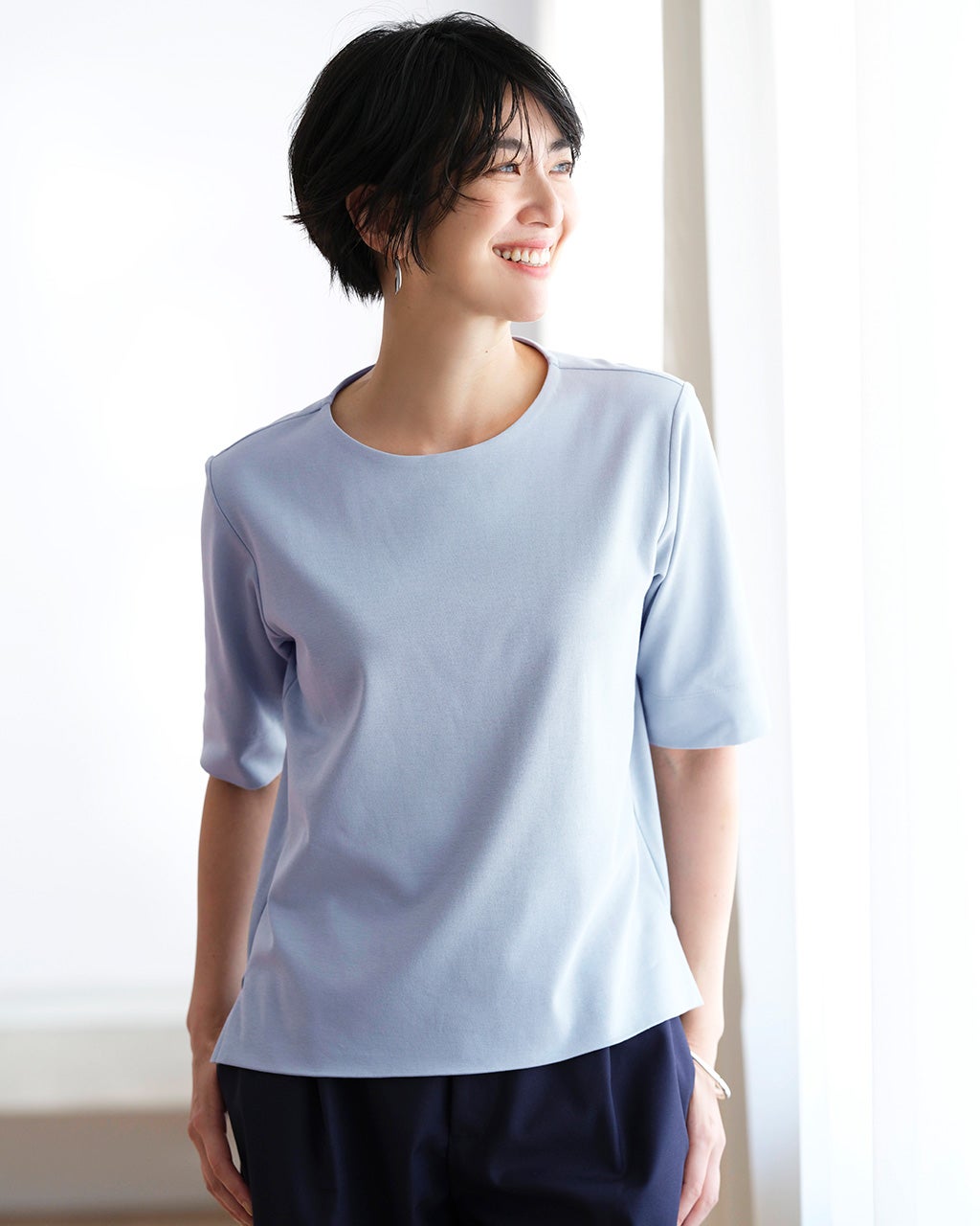 plage フォルムチュニックTシャツ　ホワイトA フリーサイズ plage フォルムチュニックTシャツ ホワイトA フリーサイズ