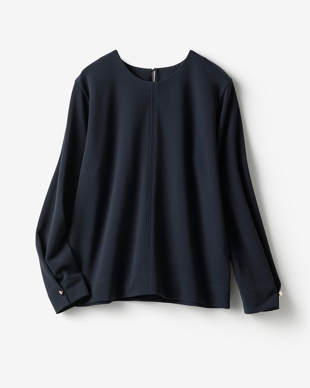 カットジョーゼット・袖タックプルオーバー/40代50代からのレディース