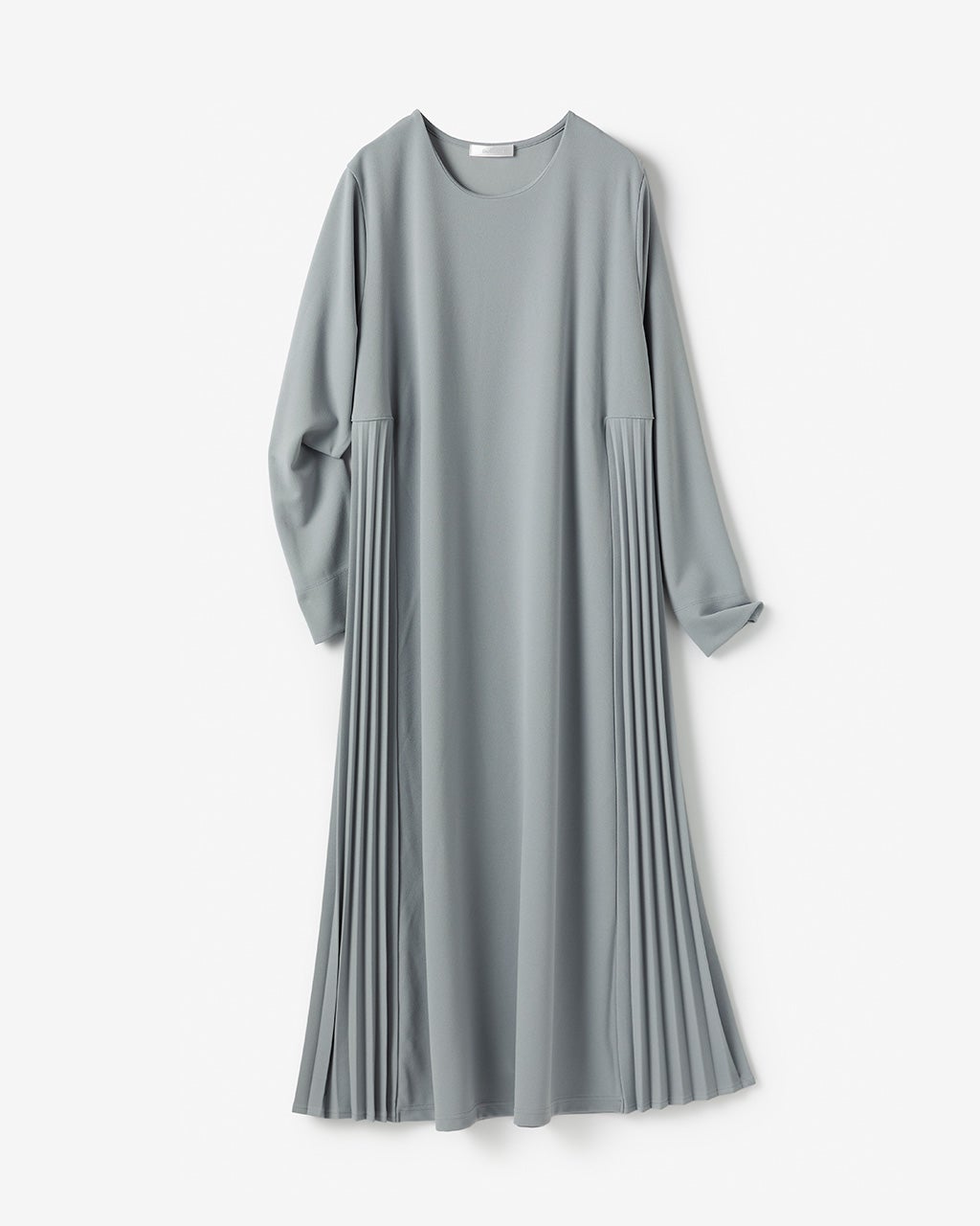 Donna Karan サイドプリーツワンピース カットジョーゼット・サイドプリーツワンピース/40代50代からの