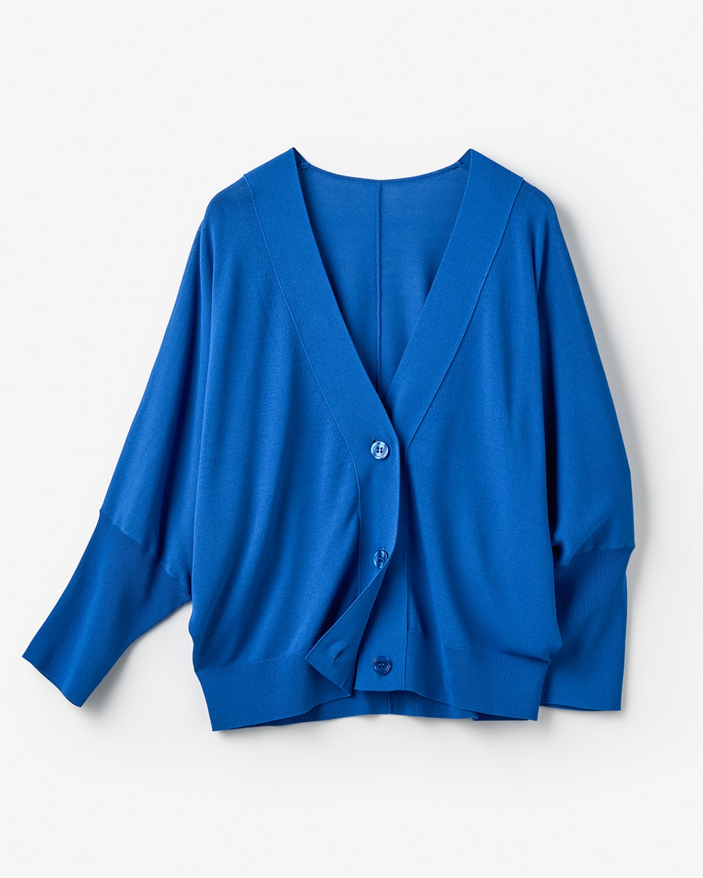 GRANCY カーディガン 青 M クルーネックオーバーニットカーディガン｜WOMEN｜250GAF70-385I