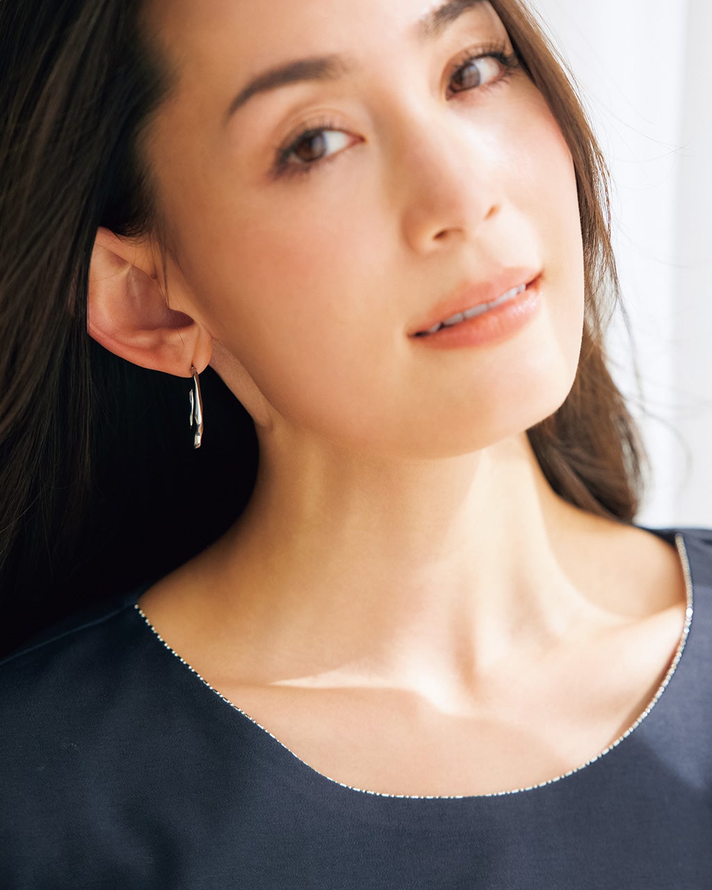 セオリー 長袖Tシャツ クルーネック トップス カットソー レディース 38サイズ グリーン系 theory osharewalker カットソー 長袖 レディース トップス ロンT ジャ
