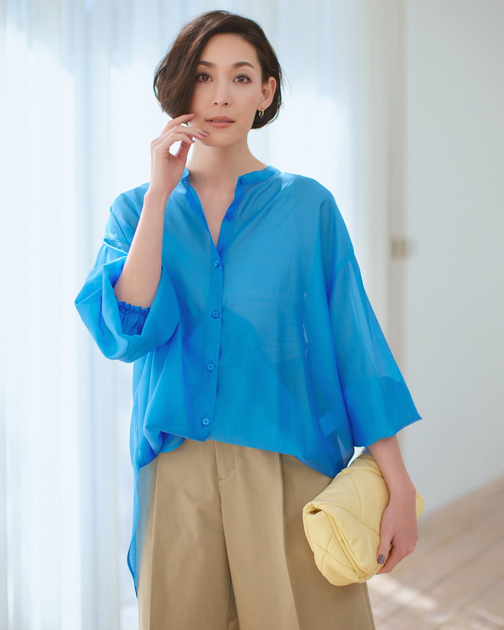 カットソー ガノッシュ フリーサイズ 227-80402 lady レディース 40代 50代 AW 秋 冬 ボトルネック ganosch lsquare レディース Tシャツ・カットソー/40代50代からのファッション