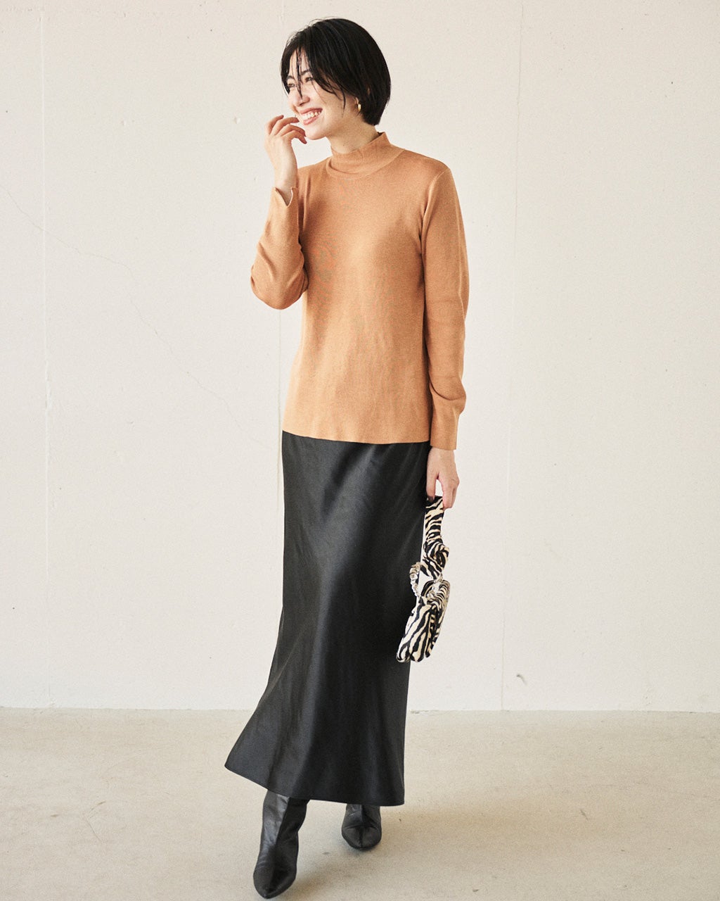 サテンナロースカート サテンナロースカート/DoCLASSE