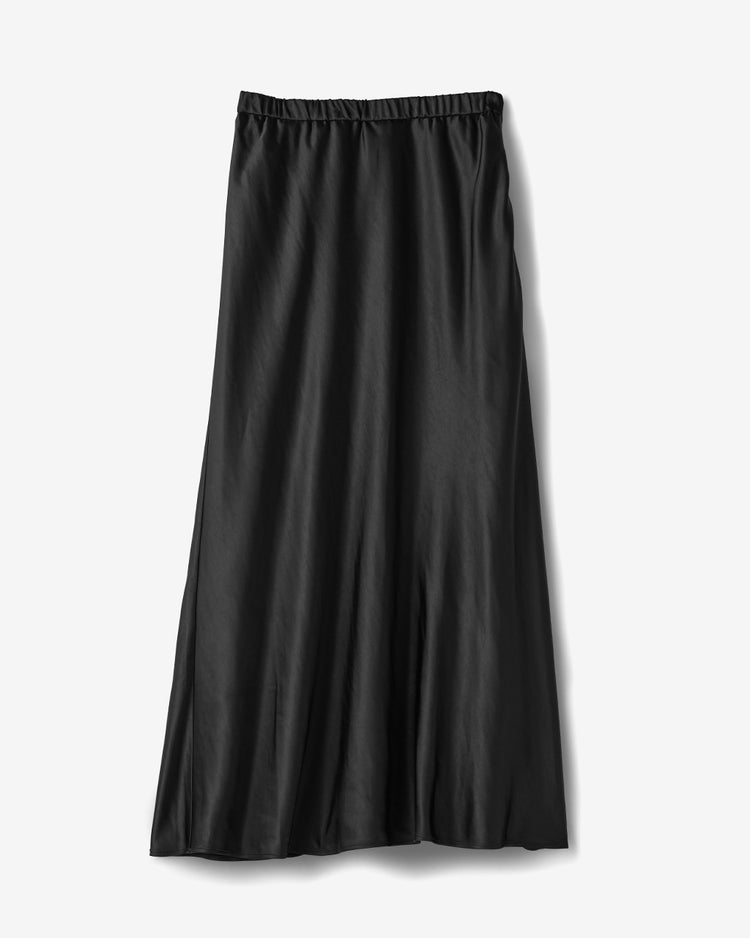 サテンナロースカート 詳細画像 ブラック 5
