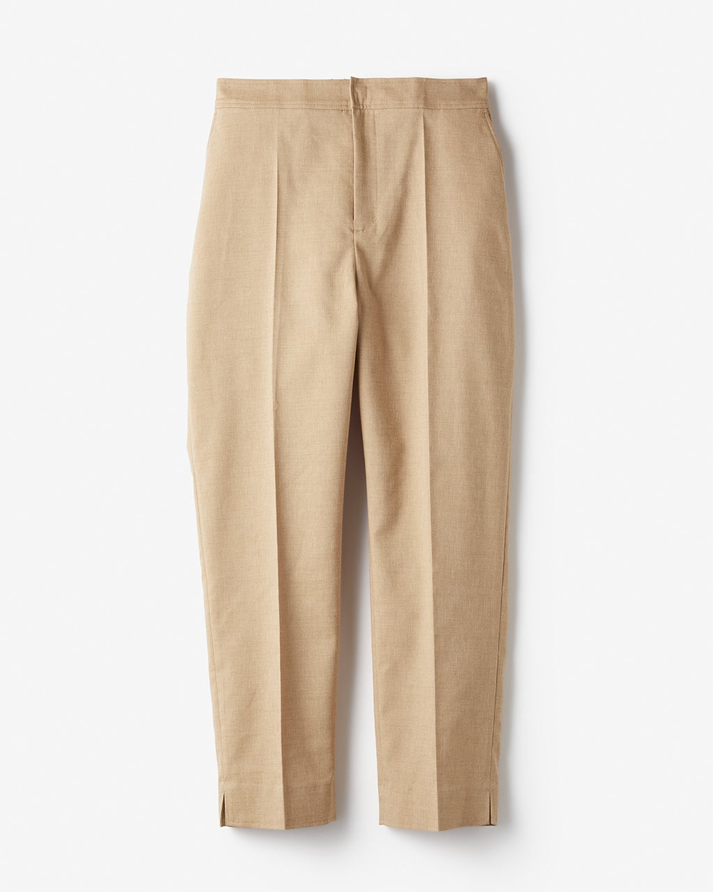 ゆりな様40ベージュパンツ リネン混クールタッチ・サブリナパンツ／61cm/40代50代からの