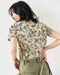 綿スラブ・総柄プリントTシャツ 詳細画像