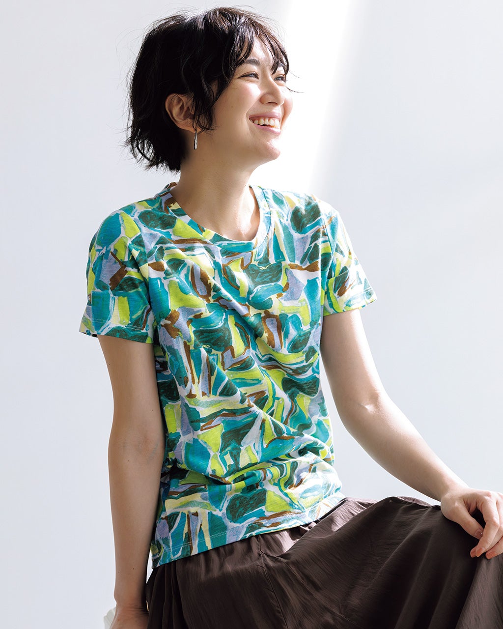 【裁断済】Lisa 2021年12冊 TEE ドルマンスリーブカットソー【Leilian WHITE