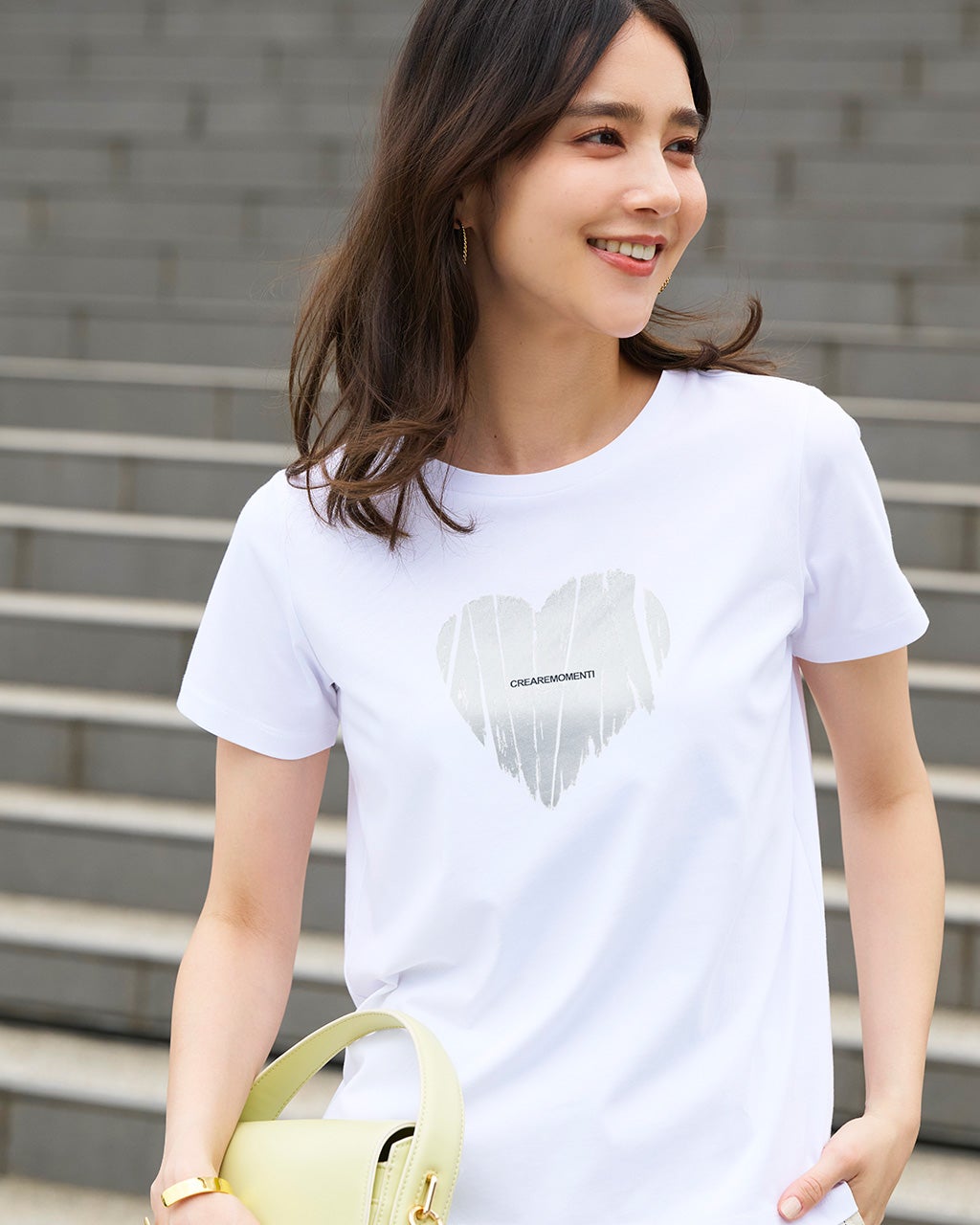 Deuxieme Classe　MONTAUK Tシャツ　ホワイト 美品 Comfort Tシャツ（Tシャツ/カットソー）｜Deuxieme Classe