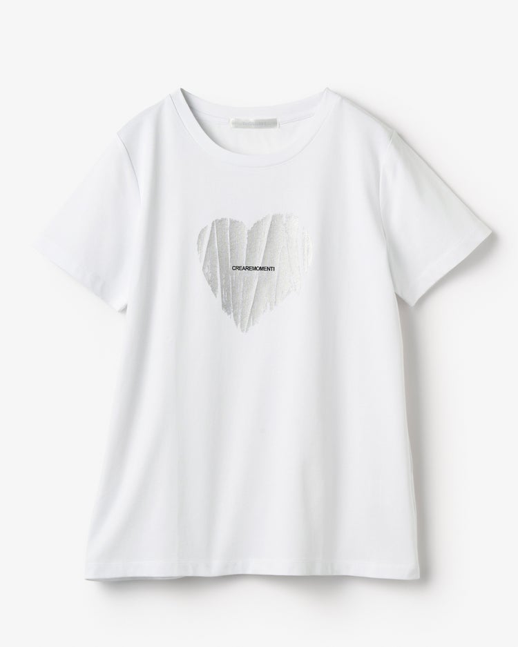メタリックデザインTシャツ 詳細画像 シルバー 1