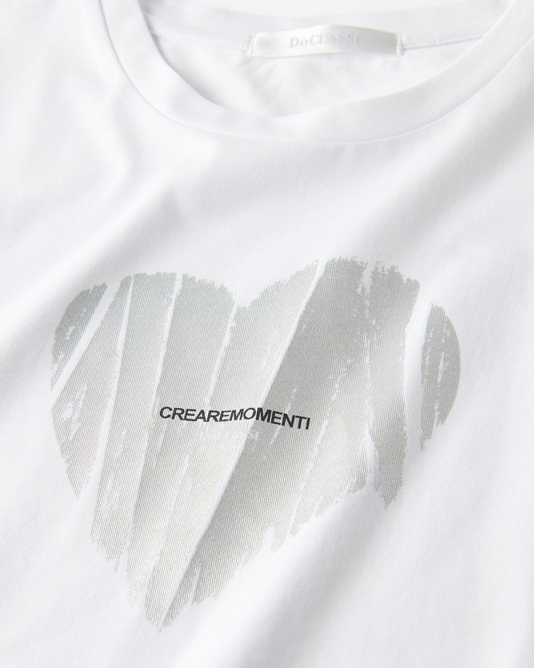 メタリックデザインTシャツ 詳細画像 シルバー 2