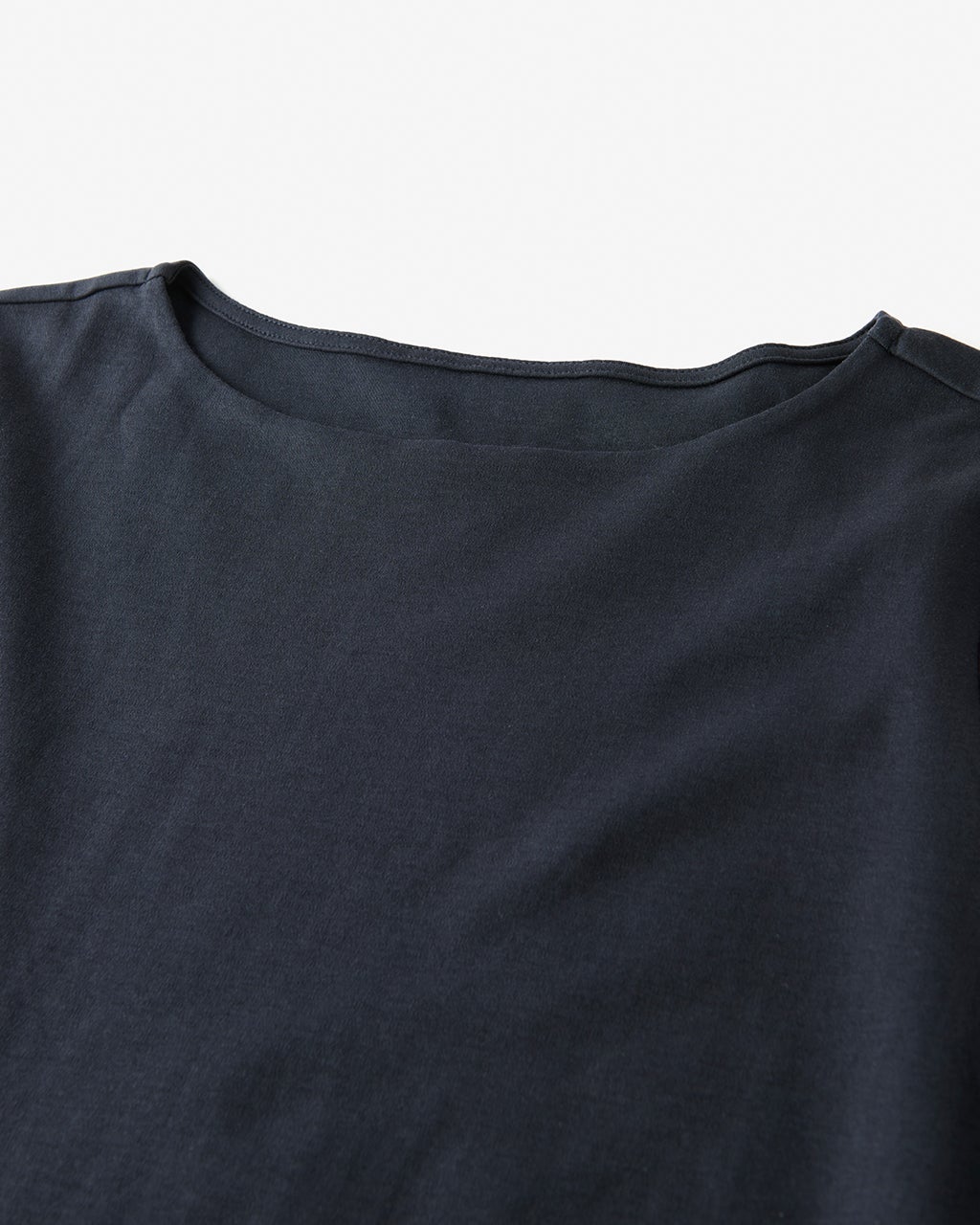 ボートネック・5分袖／スーピマ・ドゥクラッセTシャツ/DoCLASSE