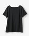 浅Vネック・半袖／スーピマ・ドゥクラッセTシャツ 詳細画像