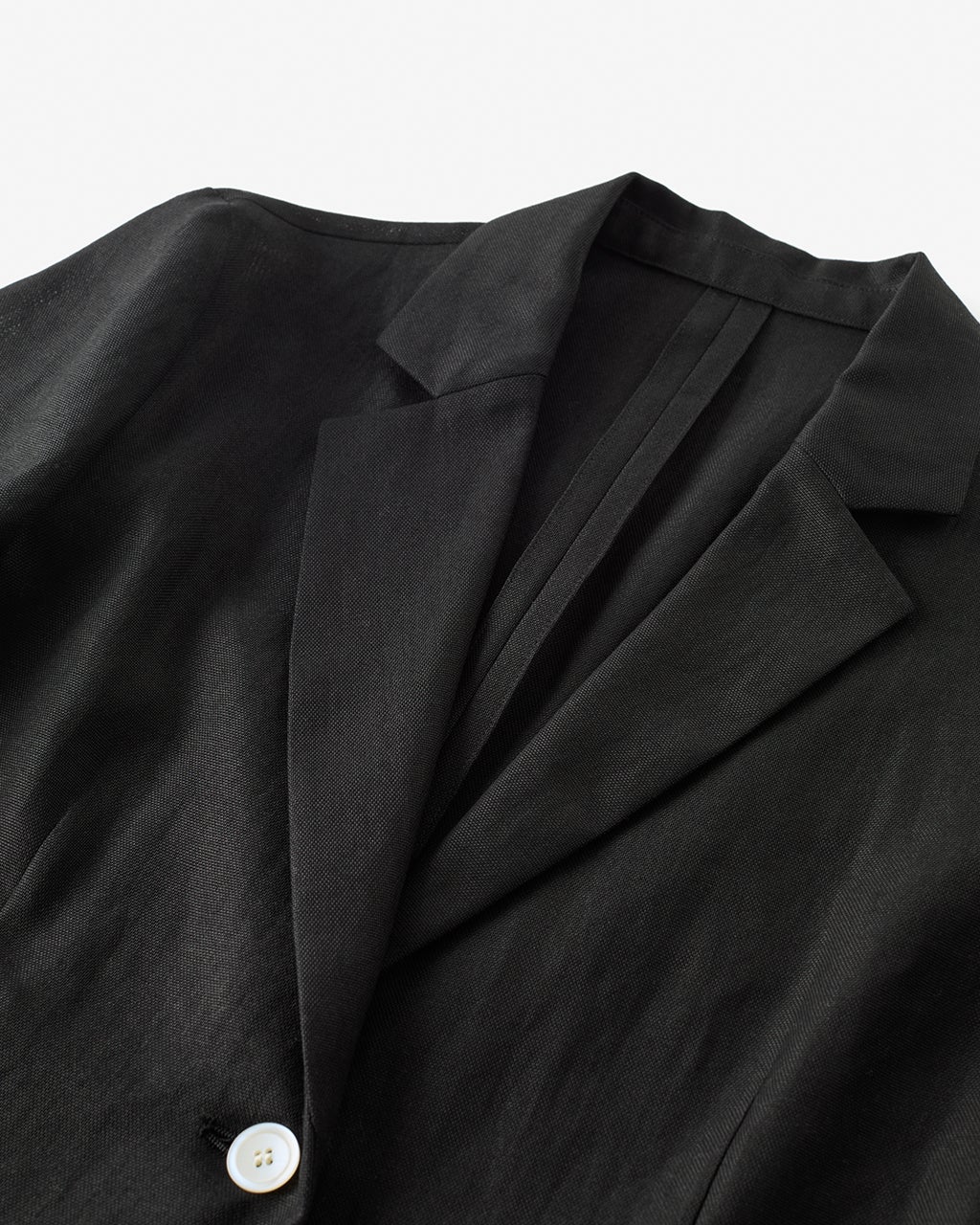 からみ織りコットン・シングルテーラード/40代50代からのレディース