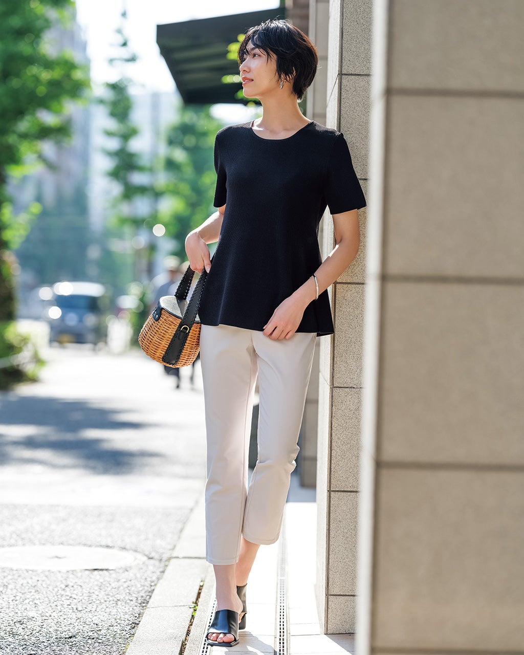 レディース パンツ（グレー）一覧/40代50代からのファッション