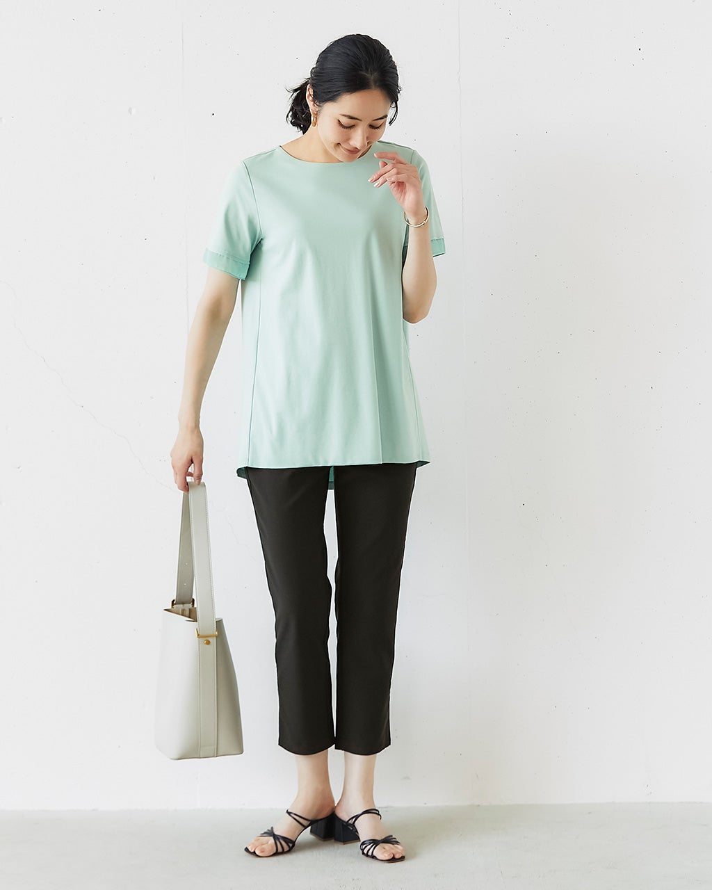 激安ブランド 裏メッシュ・ストレッチパンツ/サブリナ/40代50代からの 服&ファッション小物