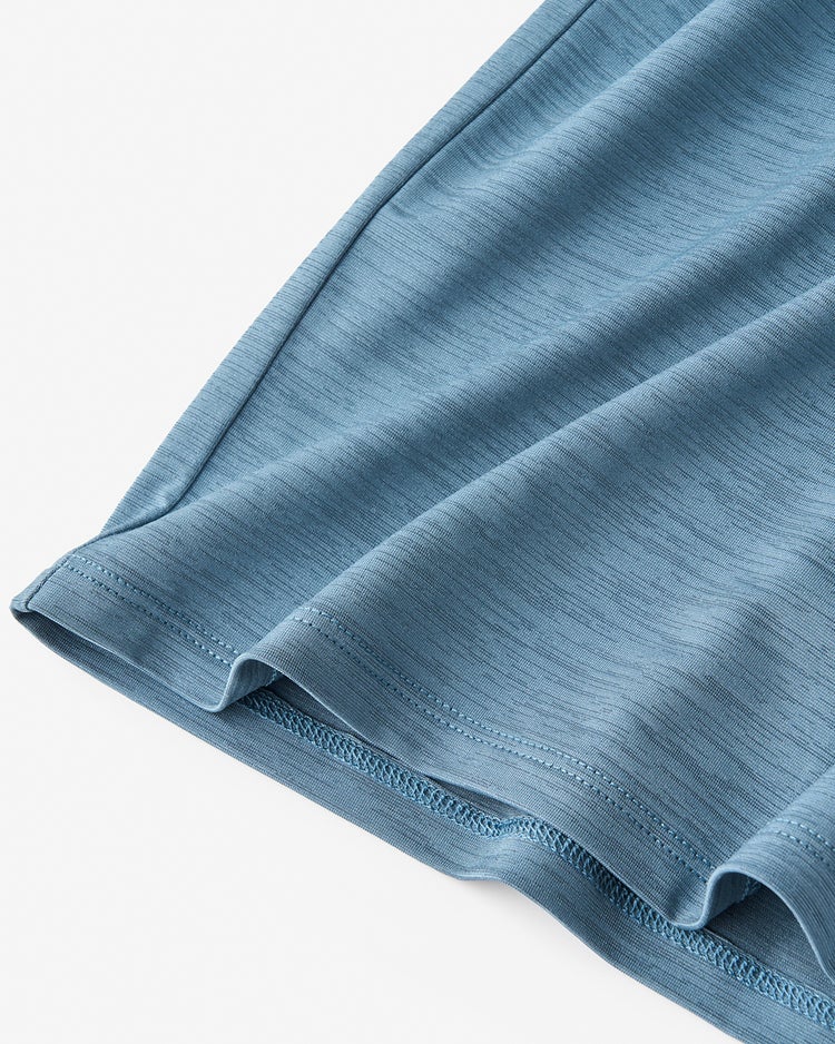 UVスラブ・セミワイドパンツ／ 63cm 詳細画像 ブルーグレー 3