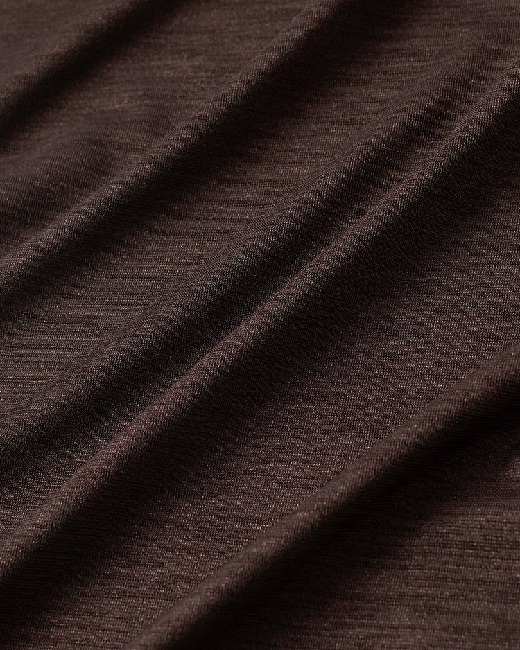 UVスラブ・セミワイドパンツ／ 63cm 詳細画像 ダークブラウン 2