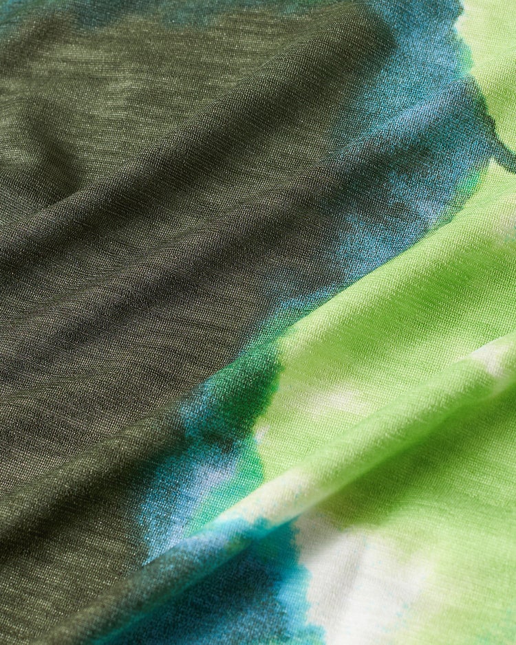 UVスラブ・セミワイドパンツ／柄 63cm 詳細画像 エバーグリーン 3