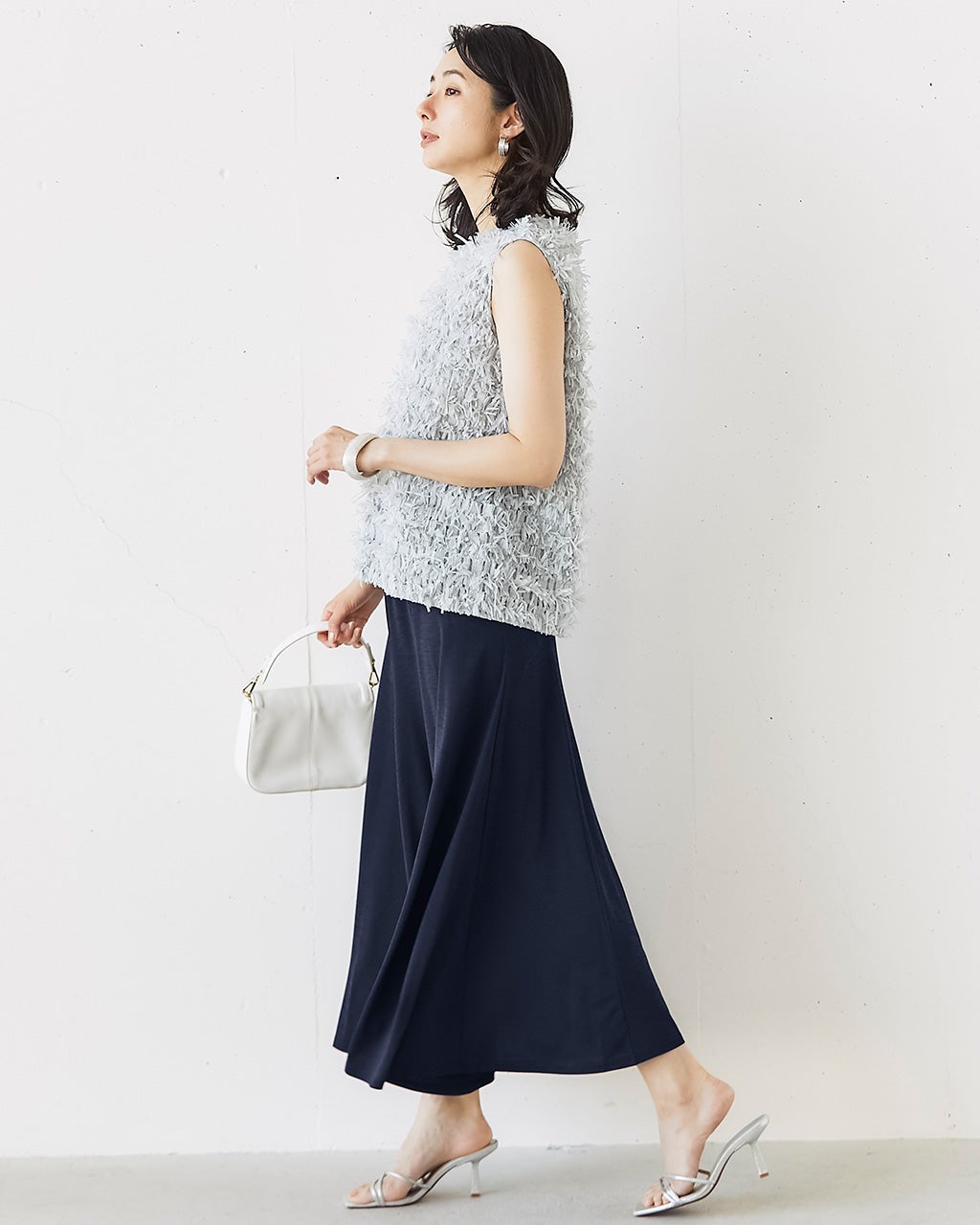 スカート（ネイビー）一覧/40代50代からのファッション通販 DoCLASSE