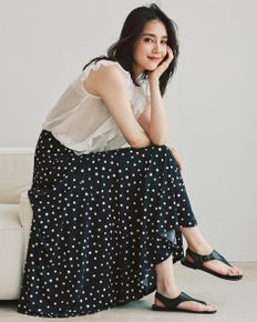 UVスラブ・フレアロングスカート
