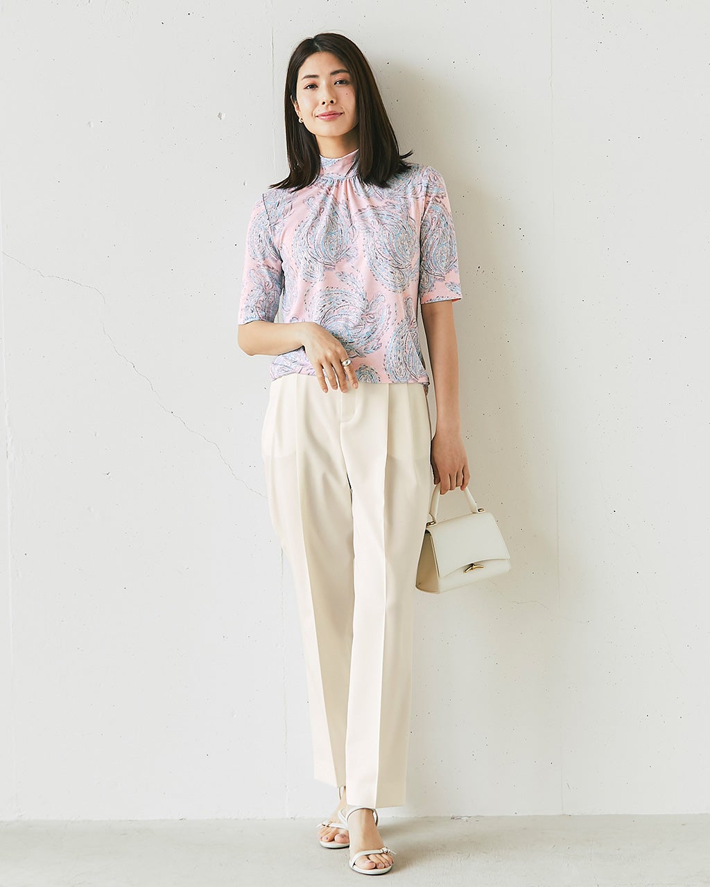 【CPG】ハイネック ピンクシャツ レディース 30％OFFセール】ハイネックシャツ レディース シーピージー