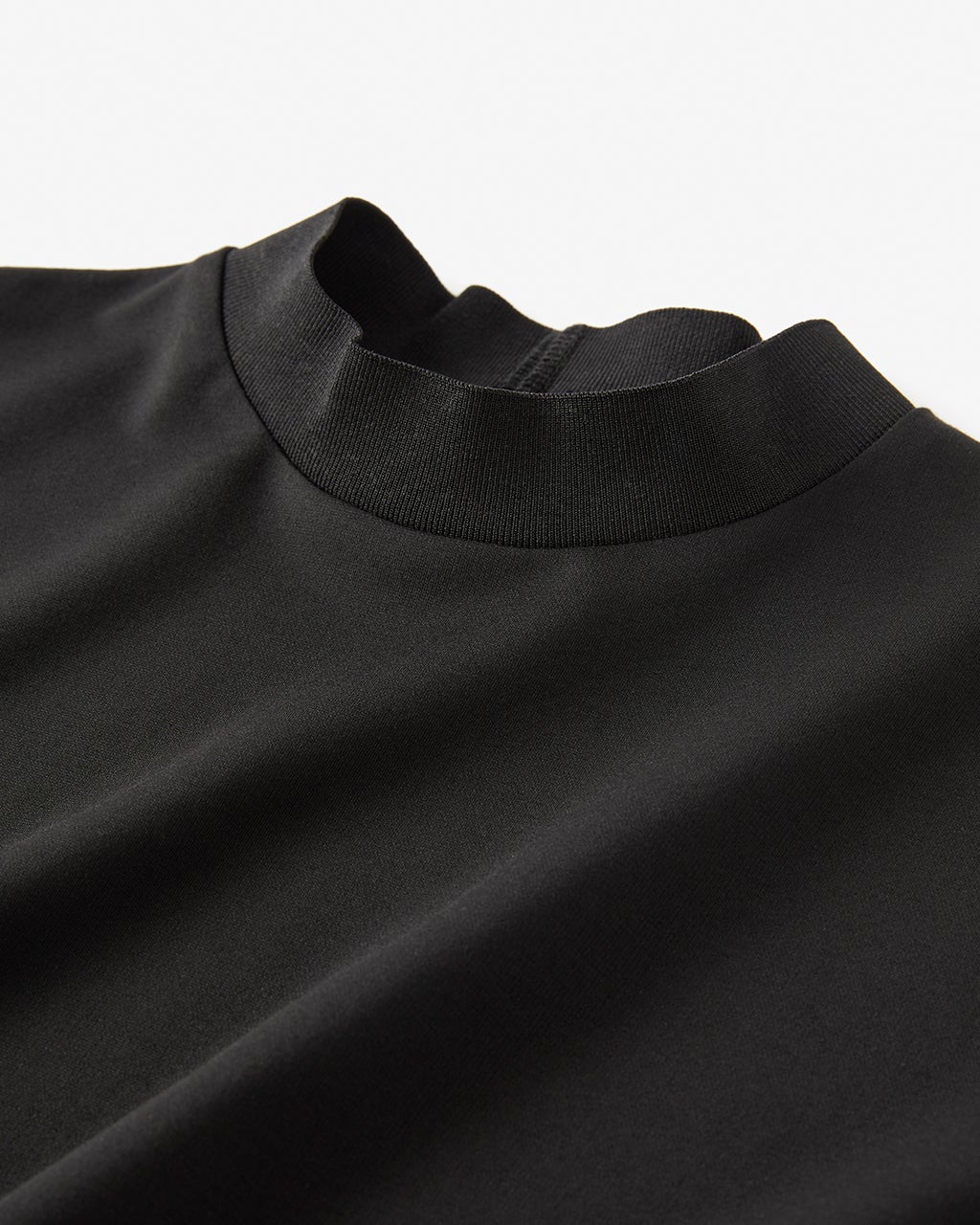 ネペンテス　モックネック　半袖　リブ　L 超美品 YUMEHAN インナー レディース 綿100％ ハイネック モックネック