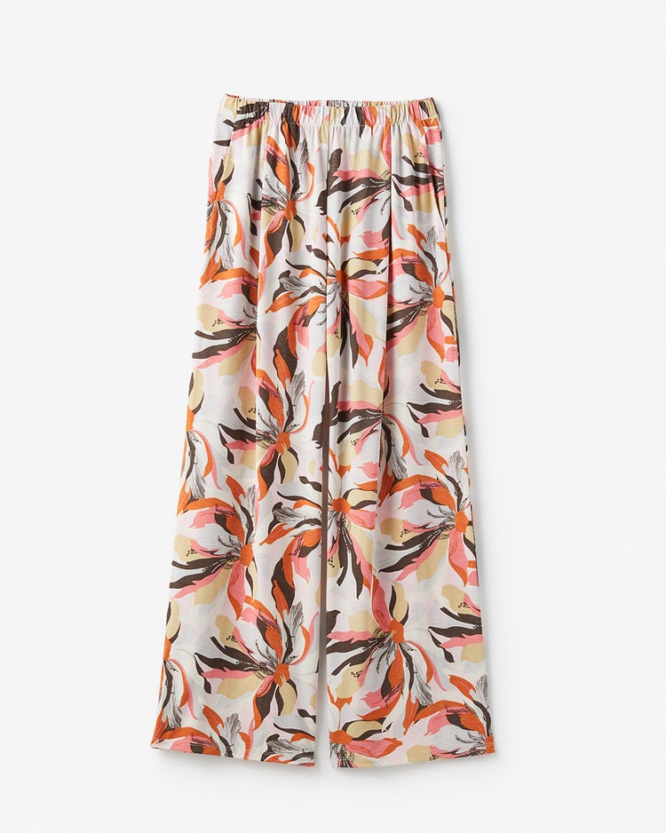 UVスラブ・セミワイドパンツ／柄 68cm 詳細画像 ピンクベージュ 1