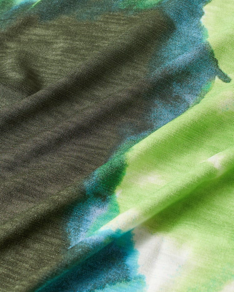 UVスラブ・セミワイドパンツ／柄 68cm 詳細画像 エバーグリーン 3