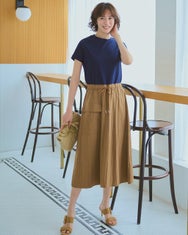 異素材コンビ・カーゴワンピース
