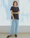 シアー二重袖長め丈／スーピマ・ドゥクラッセTシャツ 詳細画像
