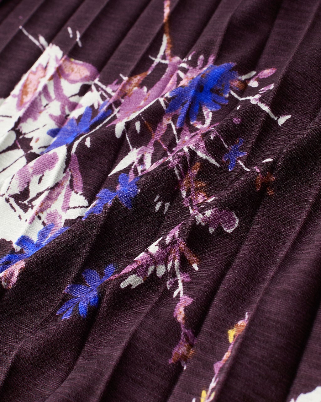 お取り置き】変形総プリーツデザイン プリント花柄 セットアップ