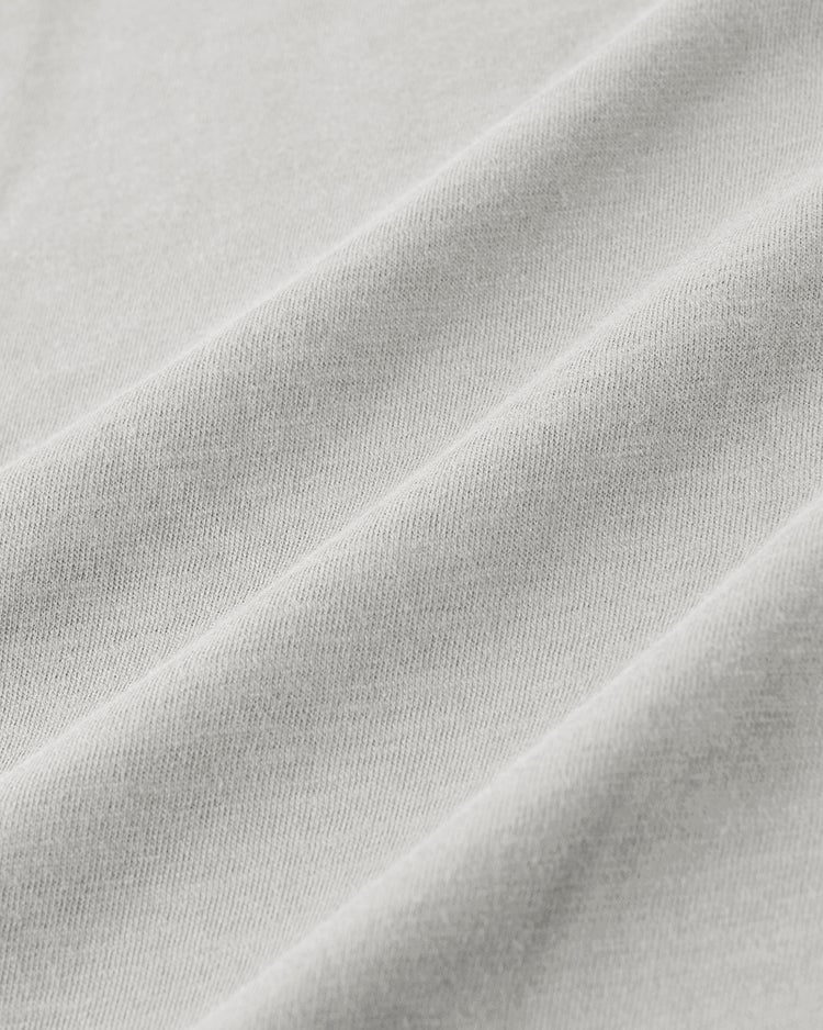 綿スラブ・アシメフレアチュニック 詳細画像 ライトグレー 3