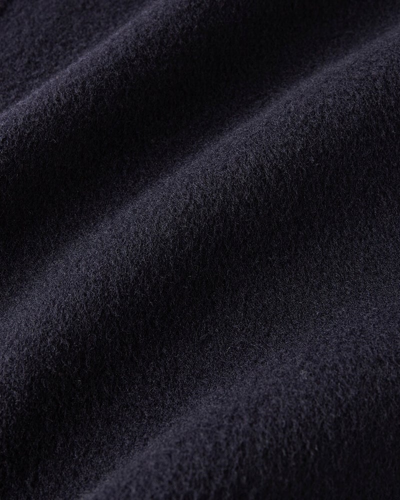 ピュアウールリバー・ダブルブレストロングコート 詳細画像 ミッドナイトブルー 3