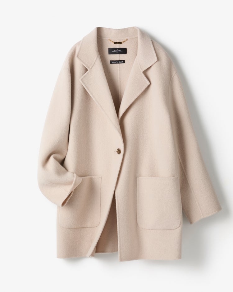 ピュアウールリバー・ジャケットコート 詳細画像 ストーン 10