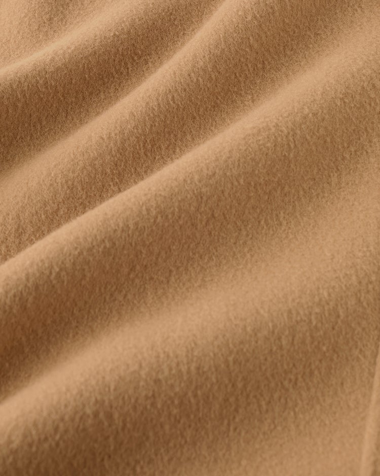 ピュアウールリバー・フードストールコート 詳細画像 ベージュ 5