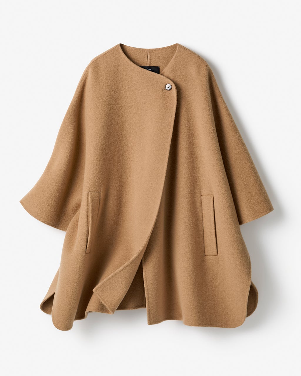 ピュアウールリバー・フードストールコート/DoCLASSE