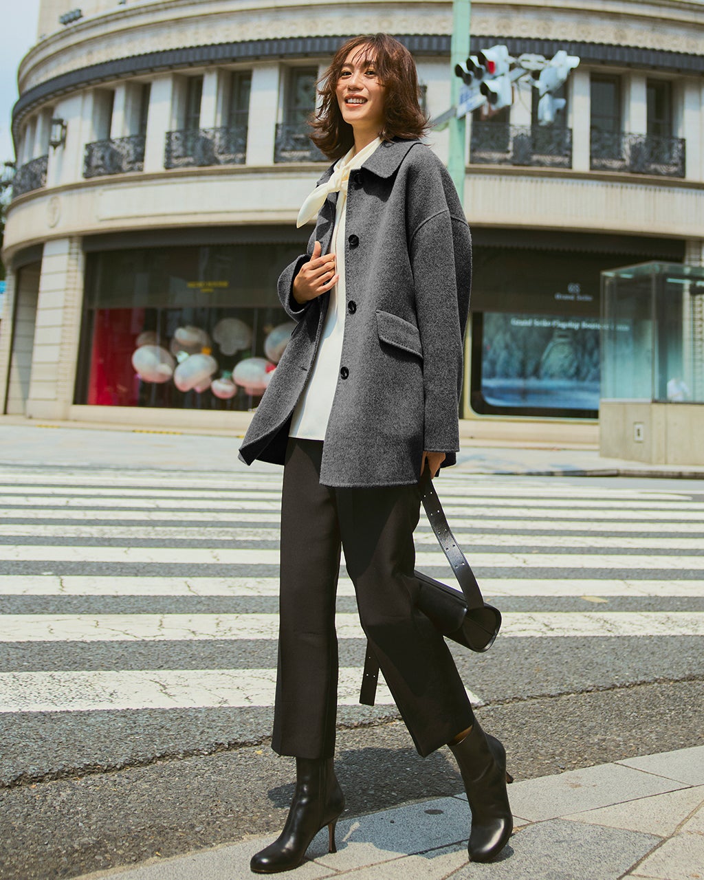 ピュアウールリバー・ミドルステンコート/DoCLASSE