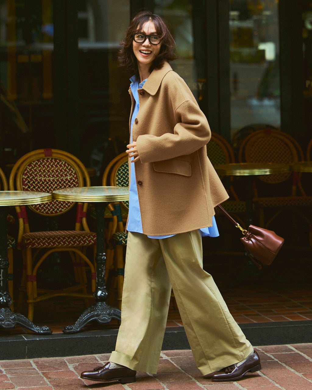 ピュアウールリバー・ミドルステンコート/40代50代からの