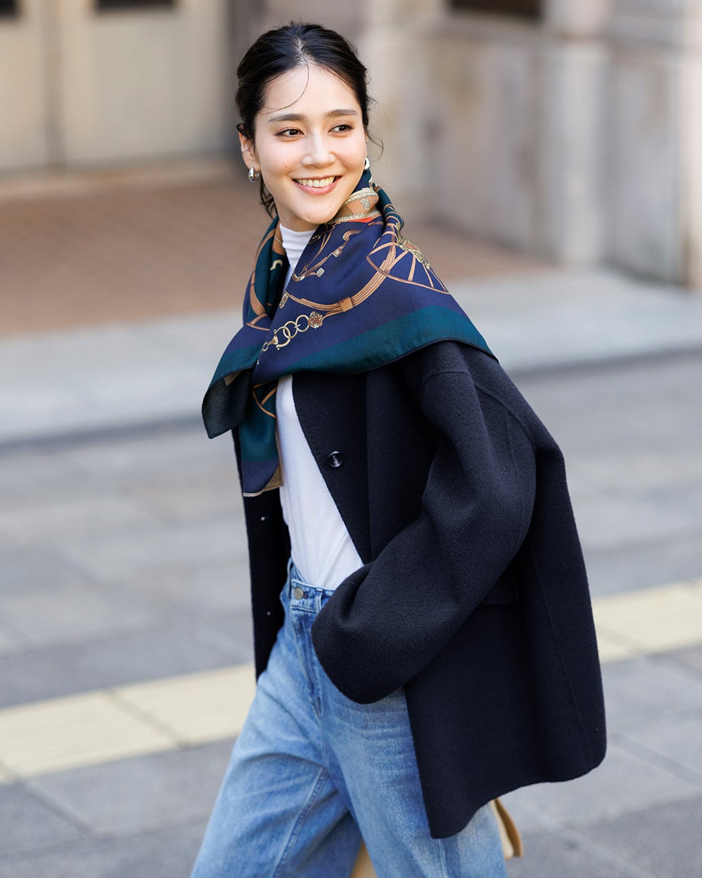 ピュアウールリバー・ミドルステンコート/DoCLASSE