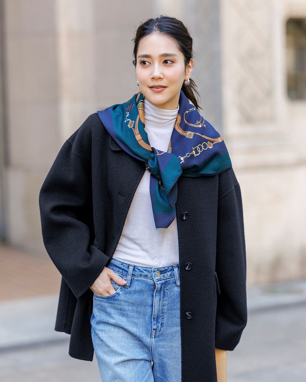 ピュアウールリバー・ミドルステンコート/DoCLASSE