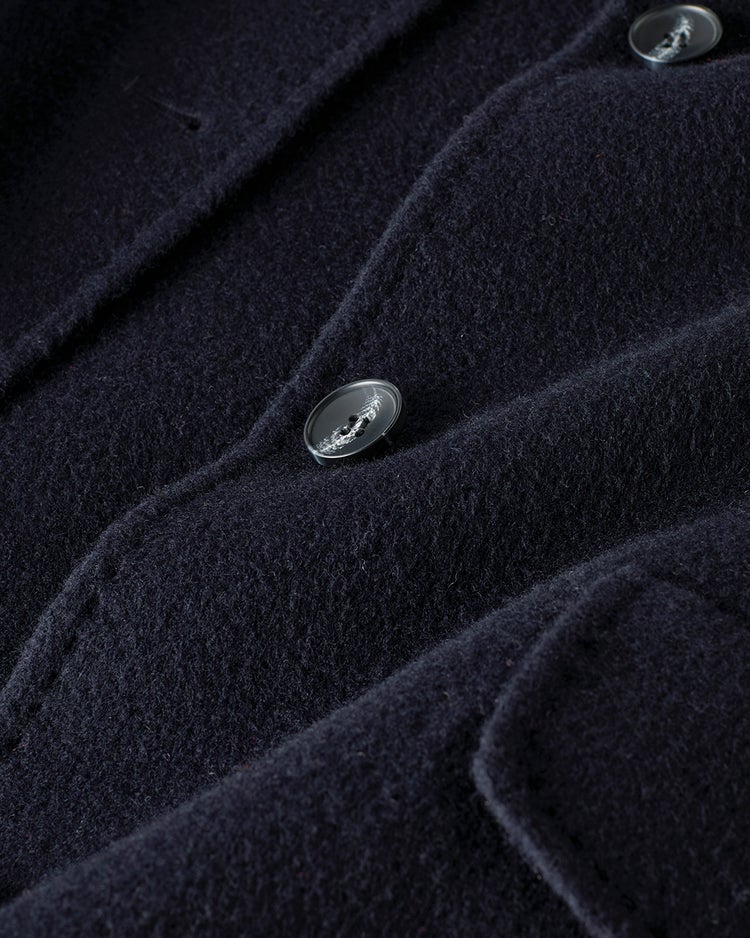 ピュアウールリバー・ミドルステンコート 詳細画像 ミッドナイトブルー 5