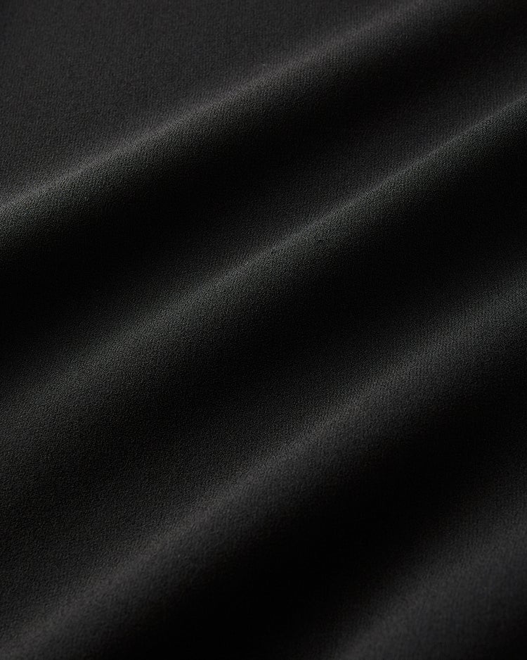 トリアセジョーゼット・2WAY袖ワンピース 詳細画像 ブラック 8