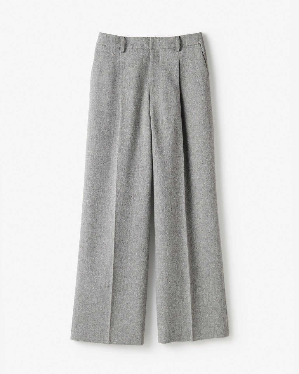 銀薄ページ グラシエツイル・タックセミワイドパンツ/40代50代からの